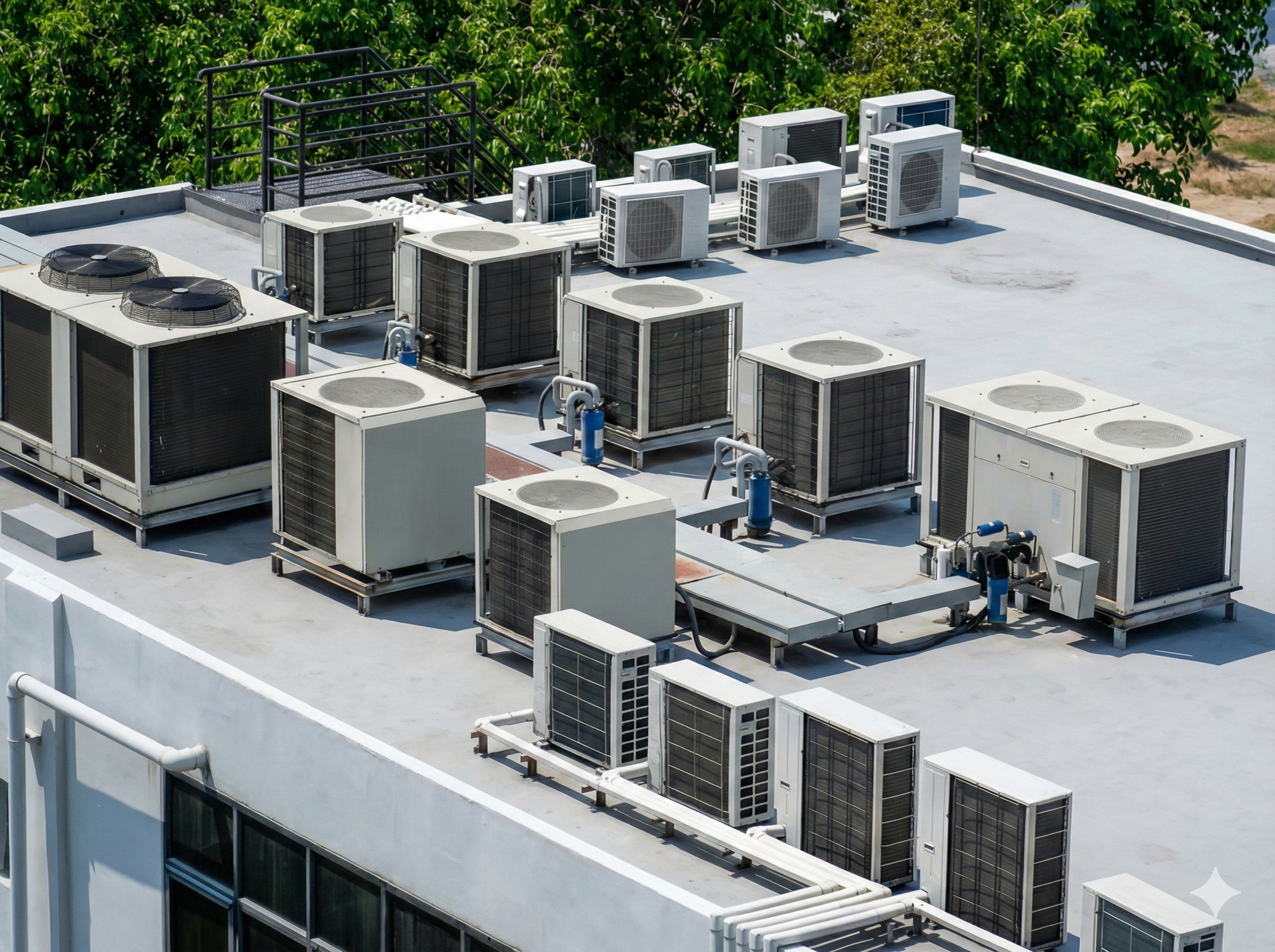 AC Technician Working